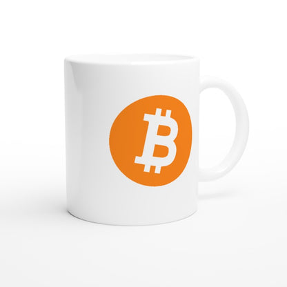 Bitcoin Mok – Keramische Crypto Koffiebeker – 325ml – Vaatwasser- en Magnetronbestendig